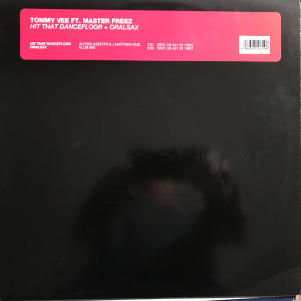 Tommy Vee Ft. Master Freez - Hit That Dancefloor / Oral Sax | Airplane! Records (ARP 21158) - main Tommy Vee Ft. Master Freez - Hit That Dancefloor / Oral Sax | Airplane! Records (ARP 21158) - main
