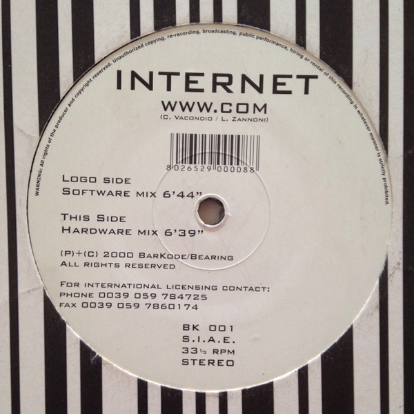Internet - Www.Com | Barkode (BK 001) - main