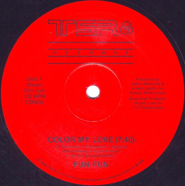 Fun Fun - Color My Love | TSR Records (TSR836) - 3
