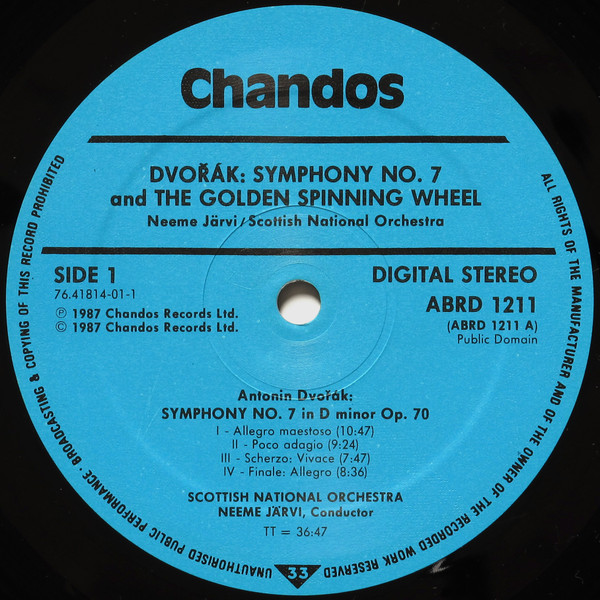 Symphony No. 7 / The Golden Spinning Wheel