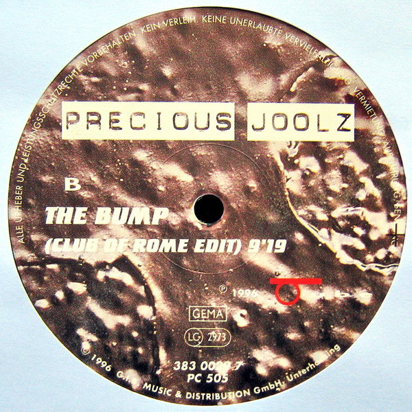 Precious Joolz - The Bump | Tube Records (383 0029 7) - 2