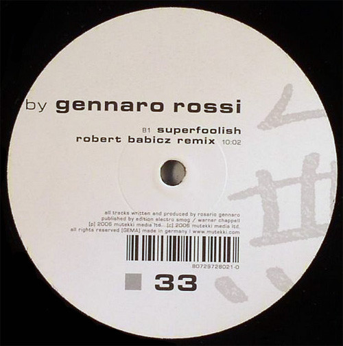 Gennaro Rossi - Superfoolish | Mutekki (33) - 4