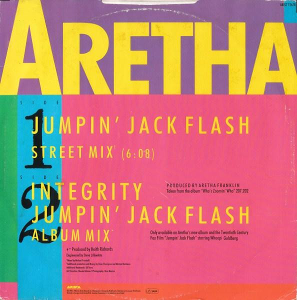 Aretha Franklin - Jumpin' Jack Flash | Arista (ARIST 12678) - 2 Aretha Franklin - Jumpin' Jack Flash | Arista (ARIST 12678) - 2