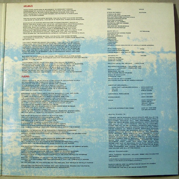 Marillion - Fugazi | EMI (EMC 2400851) - 3