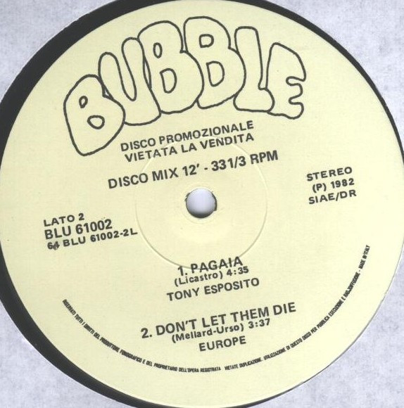 Various - Disco Mix 12" | Bubble (BLU 61002) - 2