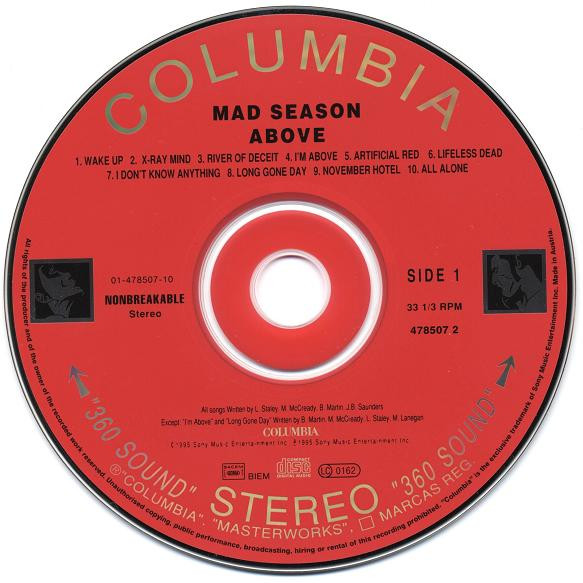 Mad Season - Above | Columbia (478507 2) - 3