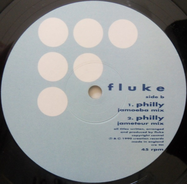 Fluke - Philly | Creation Records (CRE 90T) - 3