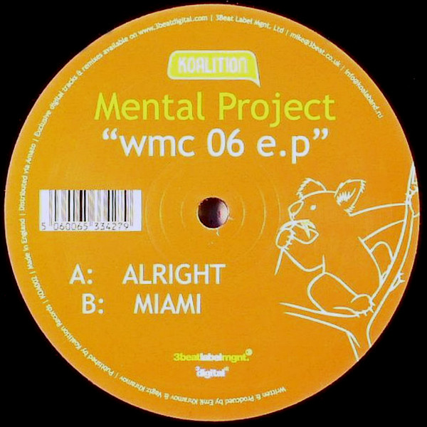 Mental Project - WMC 06 E.P | Koalition Records (KOA002) - 2