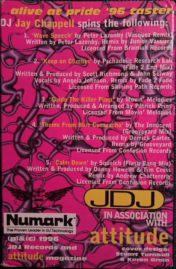 Alive At Pride '96 Taster