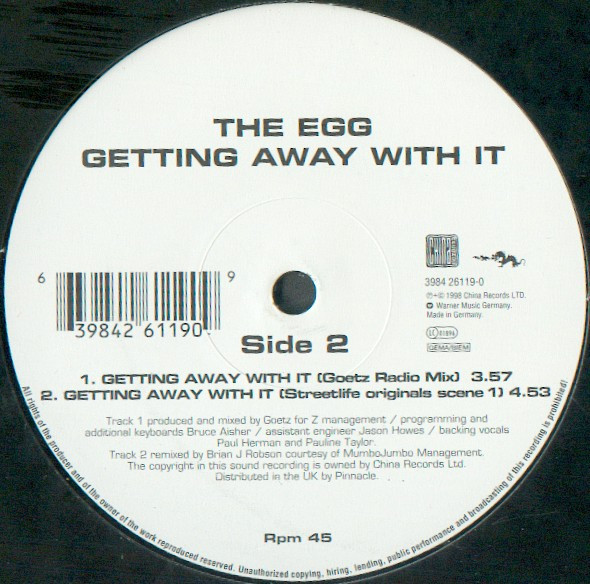 The Egg - Getting Away With It | China Records (3984-26119-0) - 2 The Egg - Getting Away With It | China Records (3984-26119-0) - 2