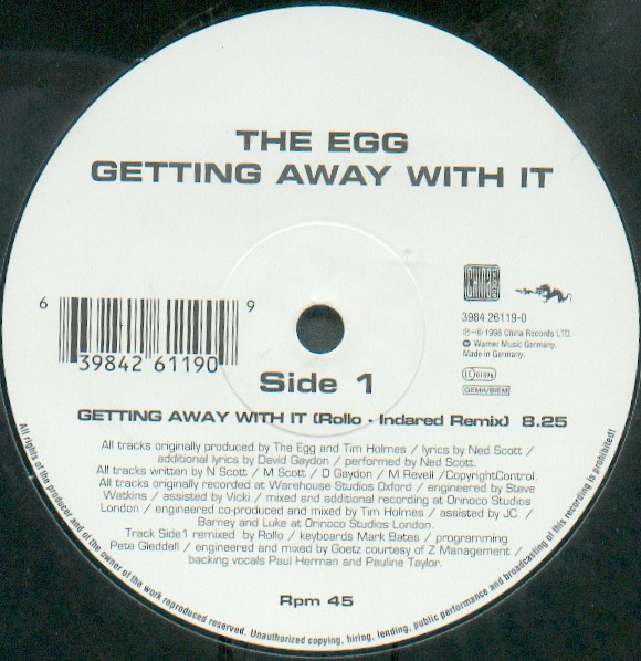 The Egg - Getting Away With It | China Records (3984-26119-0) - 3 The Egg - Getting Away With It | China Records (3984-26119-0) - 3