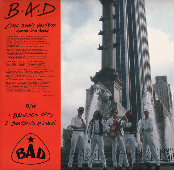 Big Audio Dynamite - C'mon Every Beatbox | CBS (650147 6)