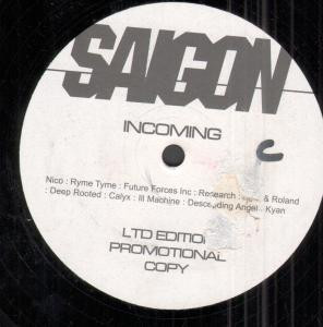 Various - Incoming | Saigon (SAG LP 001) - main