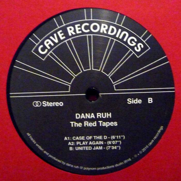 Dana Ruh - The Red Tapes | Cave Recordings (CR001) - main Dana Ruh - The Red Tapes | Cave Recordings (CR001) - main