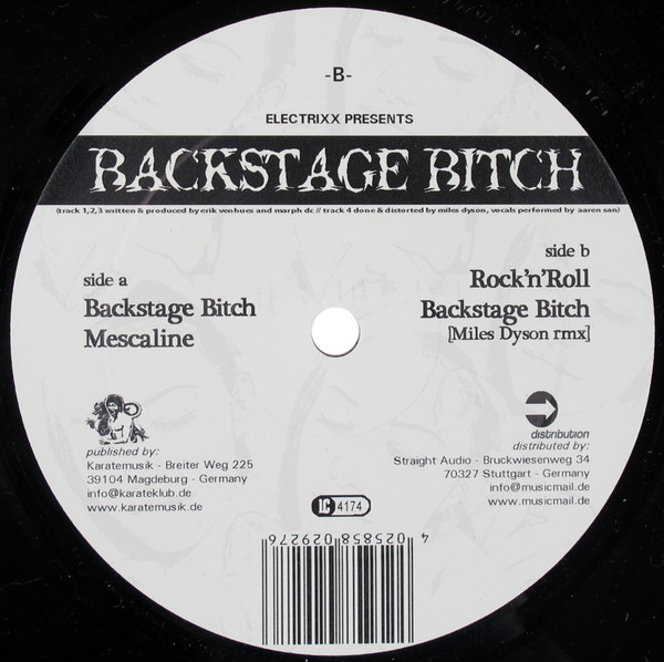 Electrixx - Backstage Bitch | KarateMusik (KarateMusik021) - 2 Electrixx - Backstage Bitch | KarateMusik (KarateMusik021) - 2