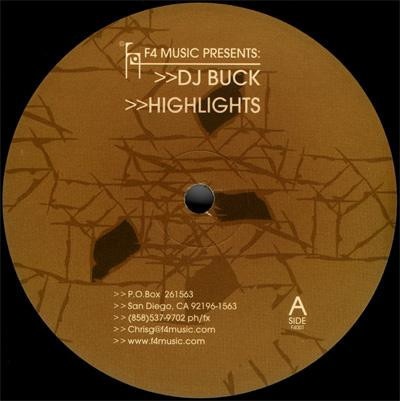 DJ Buck - Highlights / 405 | F4 Music (F4001) - 2