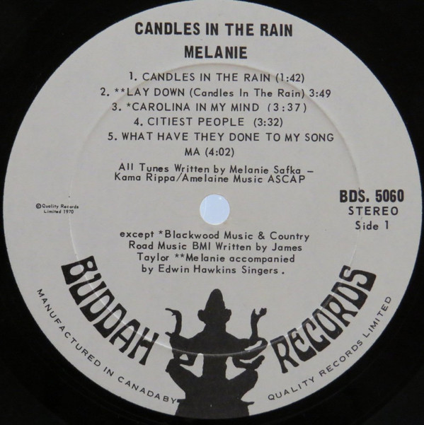 Melanie - Candles In The Rain | Buddah Records (BDS 5060) - 3 Melanie - Candles In The Rain | Buddah Records (BDS 5060) - 3