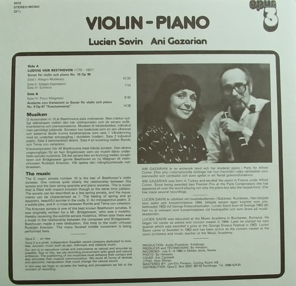 Violin - Piano