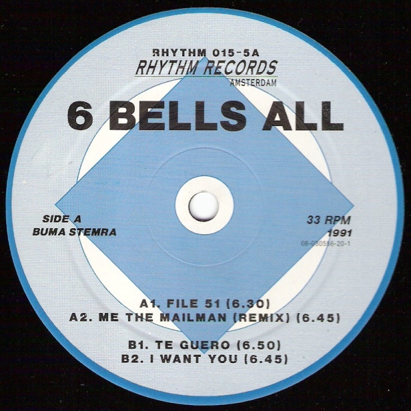 6 Bells All - File 51 / Me The Mailman (Remix) | Rhythm Records (RHYTHM 015-5) - 2 6 Bells All - File 51 / Me The Mailman (Remix) | Rhythm Records (RHYTHM 015-5) - 2