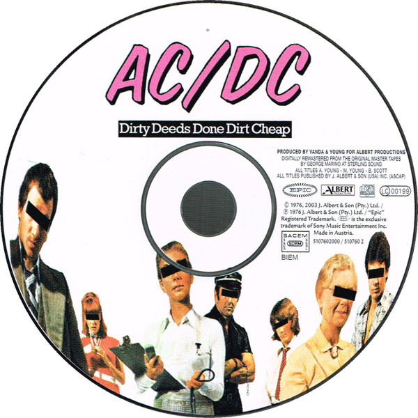 AC/DC - Dirty Deeds Done Dirt Cheap | Epic (EPC 510760 2) - 3