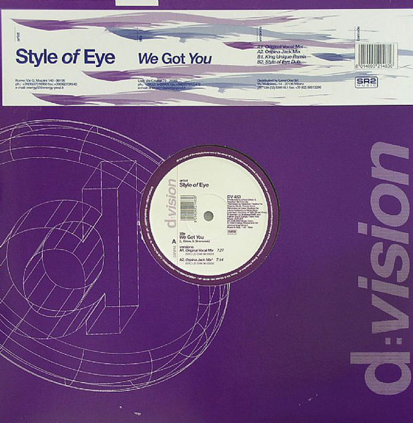 Style Of Eye - We Got You | D:vision Records (DV 483) - main Style Of Eye - We Got You | D:vision Records (DV 483) - main