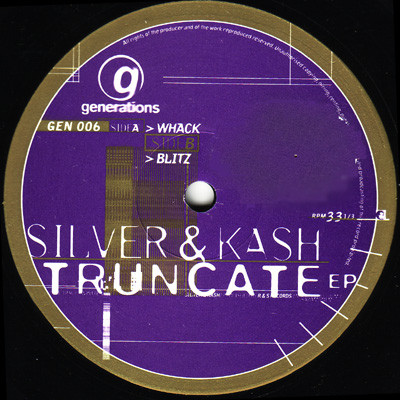 Silver & Kash - Truncate EP | Generations (GEN 006) - 3