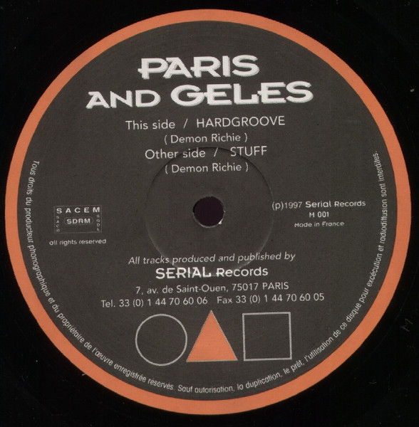 Paris Angeles - Hardgroove / Stuff | Mild (M 001) - main