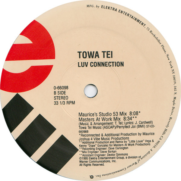 Towa Tei - Luv Connection | Elektra (0-66098) - 3 Towa Tei - Luv Connection | Elektra (0-66098) - 3