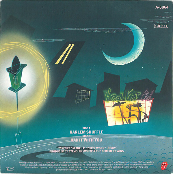 The Rolling Stones - Harlem Shuffle | Rolling Stones Records (CBSA 6864) - 2
