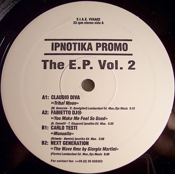 Various - Ipnotika Promo The E.P. Vol. 2 | Ipnotika (VVAA 02) - main