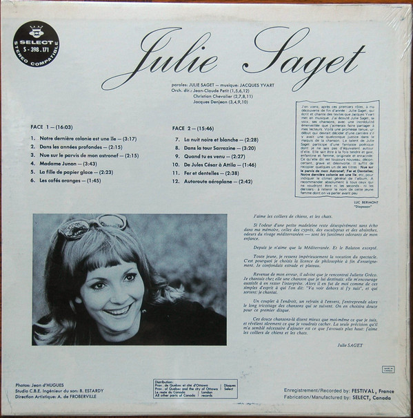 Julie Saget - Vol.1 | Select (S-398.171) - 2 Julie Saget - Vol.1 | Select (S-398.171) - 2