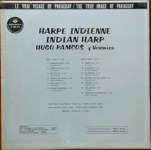 Hugo Pamcos Y Veronica - Harpe Indienne / Indian Harp | Select (S-398.173) - 2 Hugo Pamcos Y Veronica - Harpe Indienne / Indian Harp | Select (S-398.173) - 2