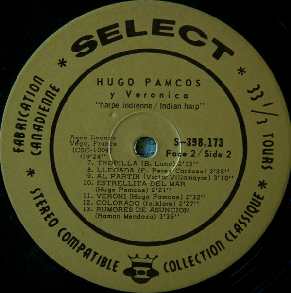 Hugo Pamcos Y Veronica - Harpe Indienne / Indian Harp | Select (S-398.173) - 4 Hugo Pamcos Y Veronica - Harpe Indienne / Indian Harp | Select (S-398.173) - 4