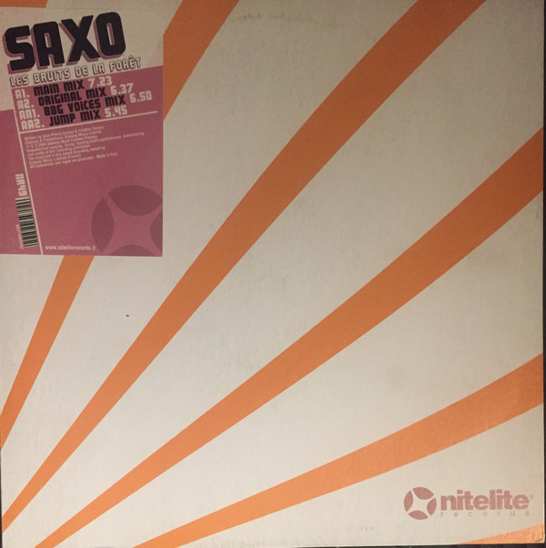 Saxo - Les Bruits De La Forêt | Nitelite Records (NR49) - main Saxo - Les Bruits De La Forêt | Nitelite Records (NR49) - main