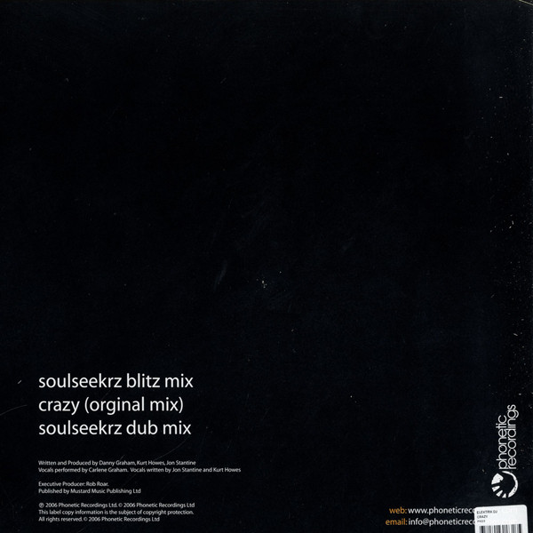 Elektrik DJ - Crazy | Phonetic Recordings (PH022) - 2 Elektrik DJ - Crazy | Phonetic Recordings (PH022) - 2