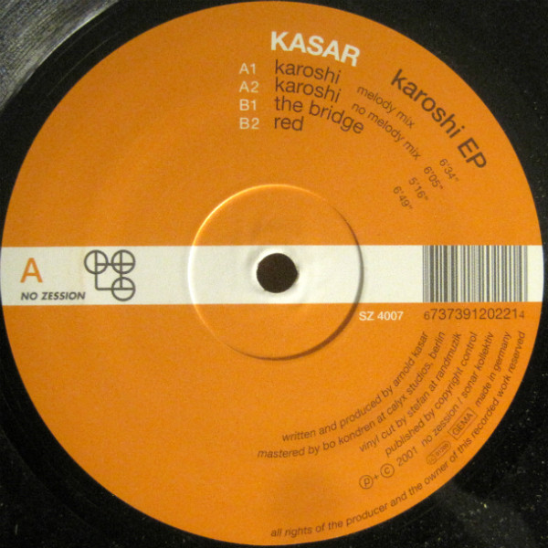 Kasar - Karoshi EP | No Zession Recordings (SZ4007) - 2