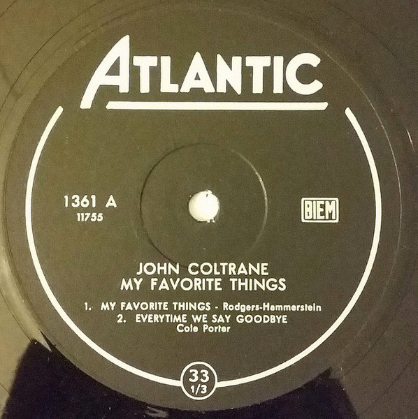 John Coltrane - My Favorite Things | Atlantic (1361) - 2