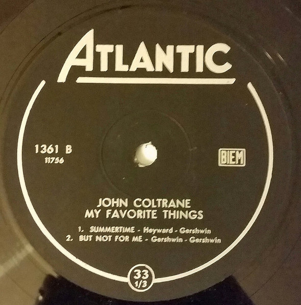 John Coltrane - My Favorite Things | Atlantic (1361) - 3