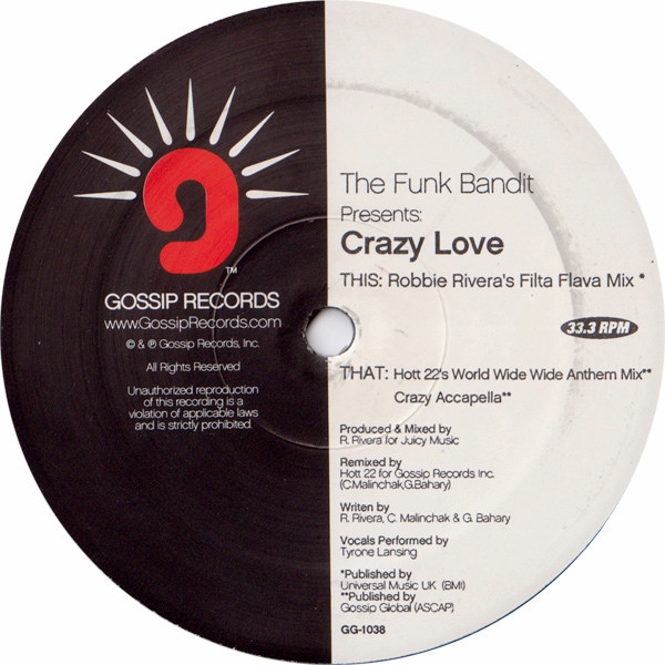 The Funk Bandits - Crazy Love | Gossip Records (GG1038) - 2