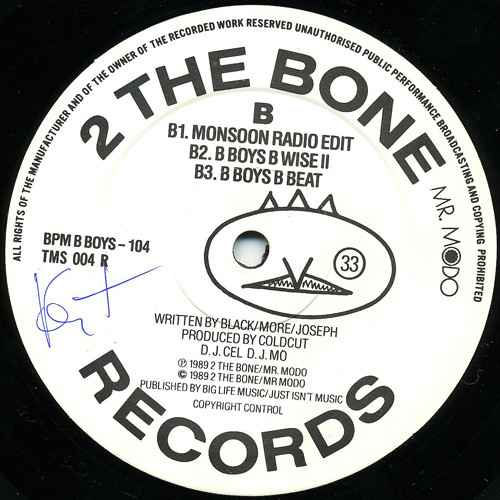 Black Radical MKII - Monsoon | 2 The Bone Mr. Modo Records (TMS 004R) - 4