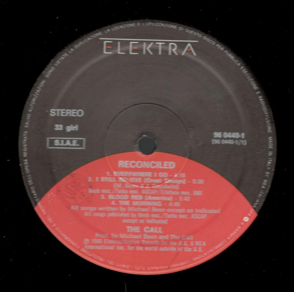 The Call - Reconciled | Elektra (96 0440-1) - 4