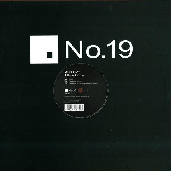 Ali Love - Playa / Jungle | No.19 Music (No19027)