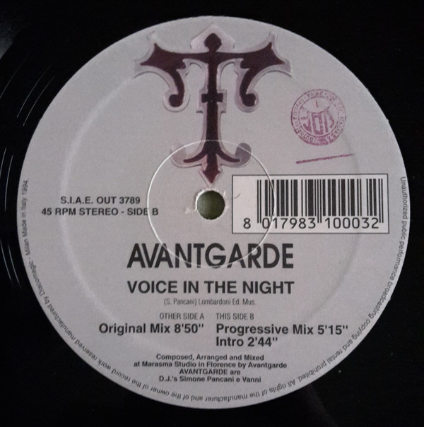 Avantgarde - Voice In The Night | Out (OUT 3789)
