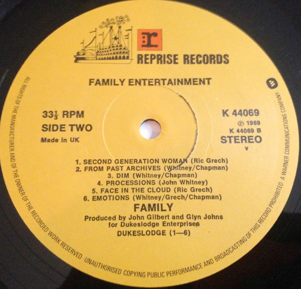 Family - Family Entertainment | Reprise Records (K 44069) - 4 Family - Family Entertainment | Reprise Records (K 44069) - 4