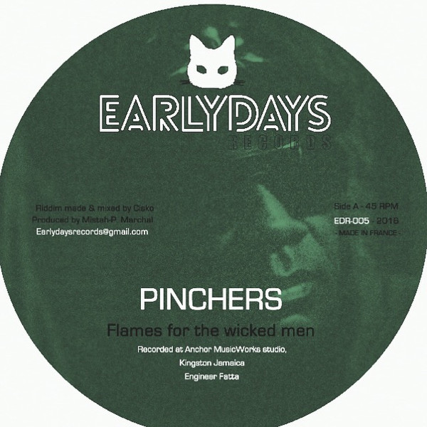 Pinchers / Robert Ffrench - Flames For The Wicked Man / Cashflow | Earlydays Records (EDR005) - 2