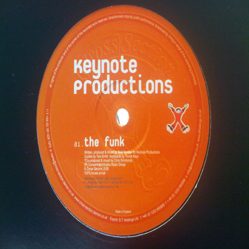 Keynote Productions - The Funk | Cross Section Records (C.S. 136) - 3