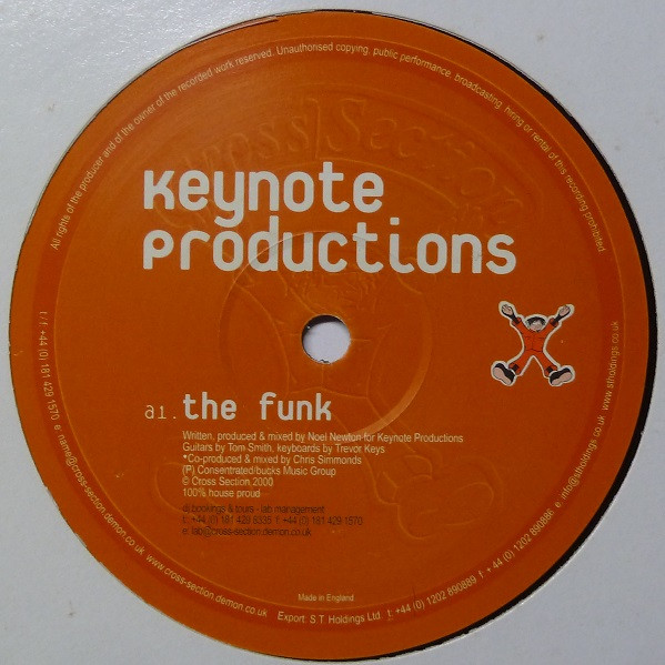 Keynote Productions - The Funk | Cross Section Records (C.S. 136)