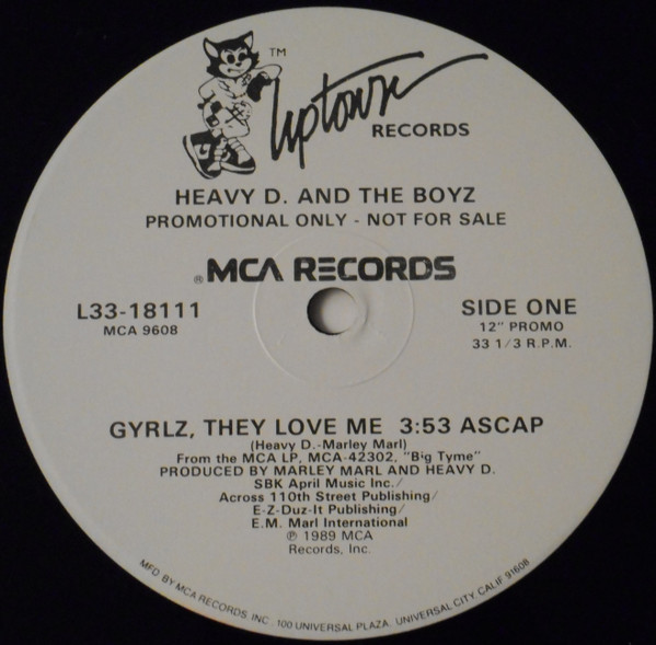 Heavy D. & The Boyz - Gyrlz, They Love Me | Uptown Records (L33-18111) - 2