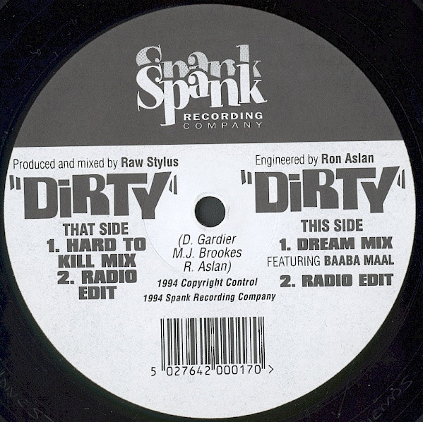 Raw Stylus - Dirty | Spank Recording Company (RS-005) - main