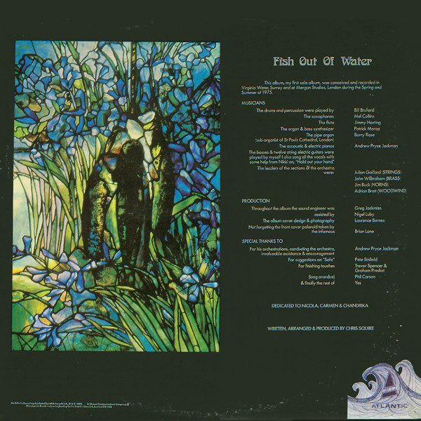 Chris Squire - Fish Out Of Water | Atlantic (K50203) - 4 Chris Squire - Fish Out Of Water | Atlantic (K50203) - 4
